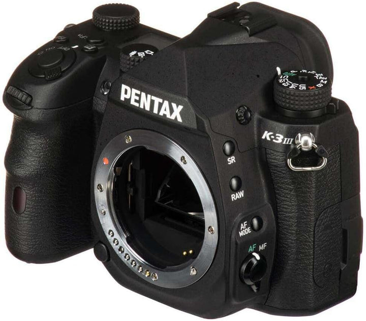 Pentax K-3 Mark III APS-C DSLR Kamera Gehäuse in schwarz - Bildfeld 100%~1,05x optischer Sucher, 5-A