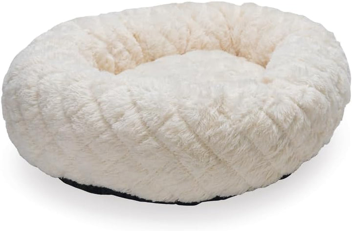 Beeztees Levisa, Katzenbett, Plüsch, beige, 43x43x13 cm, Beige