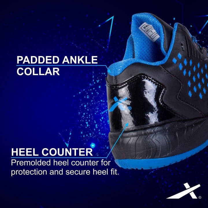 Vector X Herren Cosmic Shoes Schuh 46 EU Schwarz Blau, 46 EU Schwarz Blau