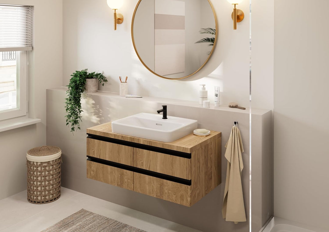 hansgrohe Vernis Blend - Waschtischarmatur für Kaltwasser ohne Ablauf, Wasserhahn für Gäste WC mit A