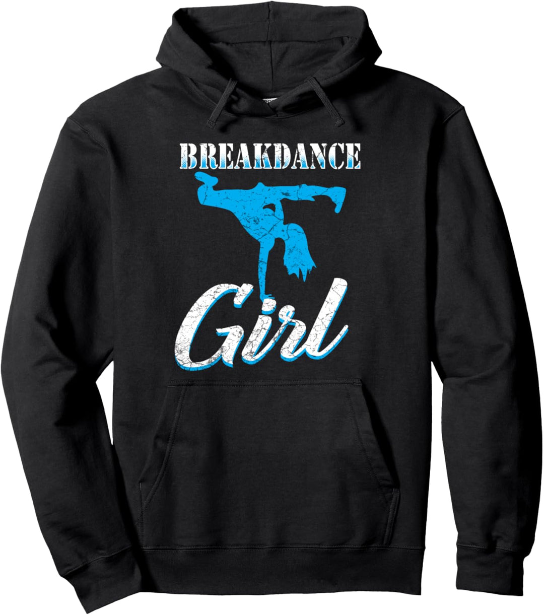 Tanzendes lustiges Breakdance Dancer Girl Pullover Hoodie