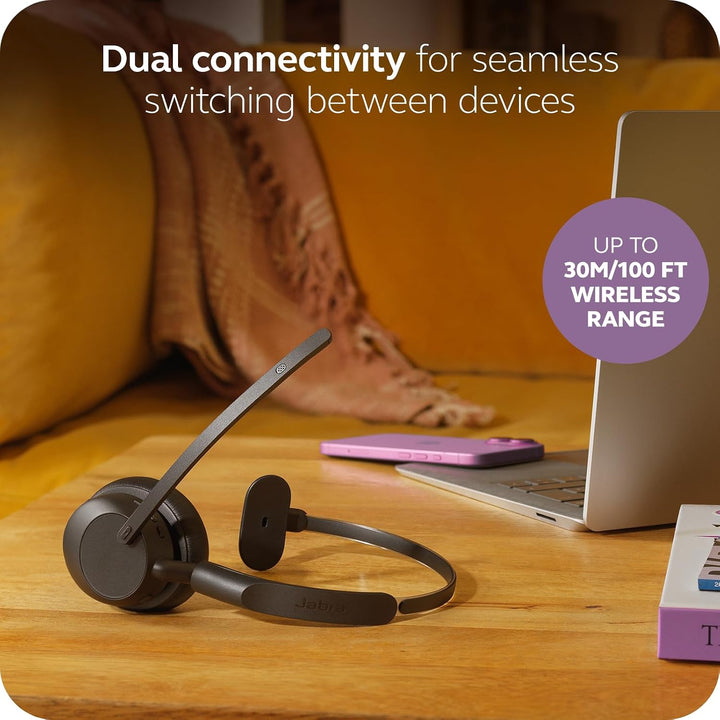 Jabra Evolve3 45 Mono Bluetooth-Headset mit Mikrofon, USB-A, UC USB Typ A Evolve3 45 Jabra Evolve3 4