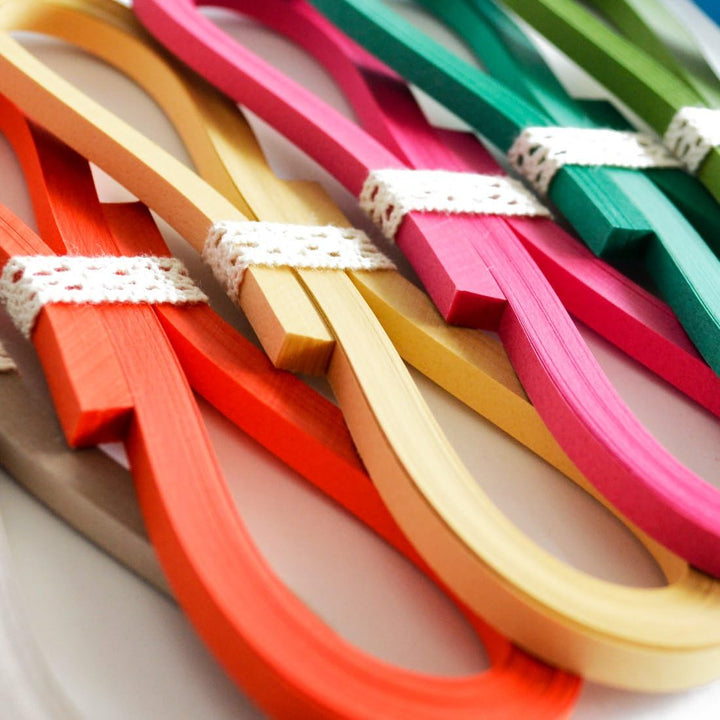 JUYA Papier Quilling Sets von Tant 32 Farben 1280 Streifen QP390TPC32, Papierbreite: 5mm Papierbreit