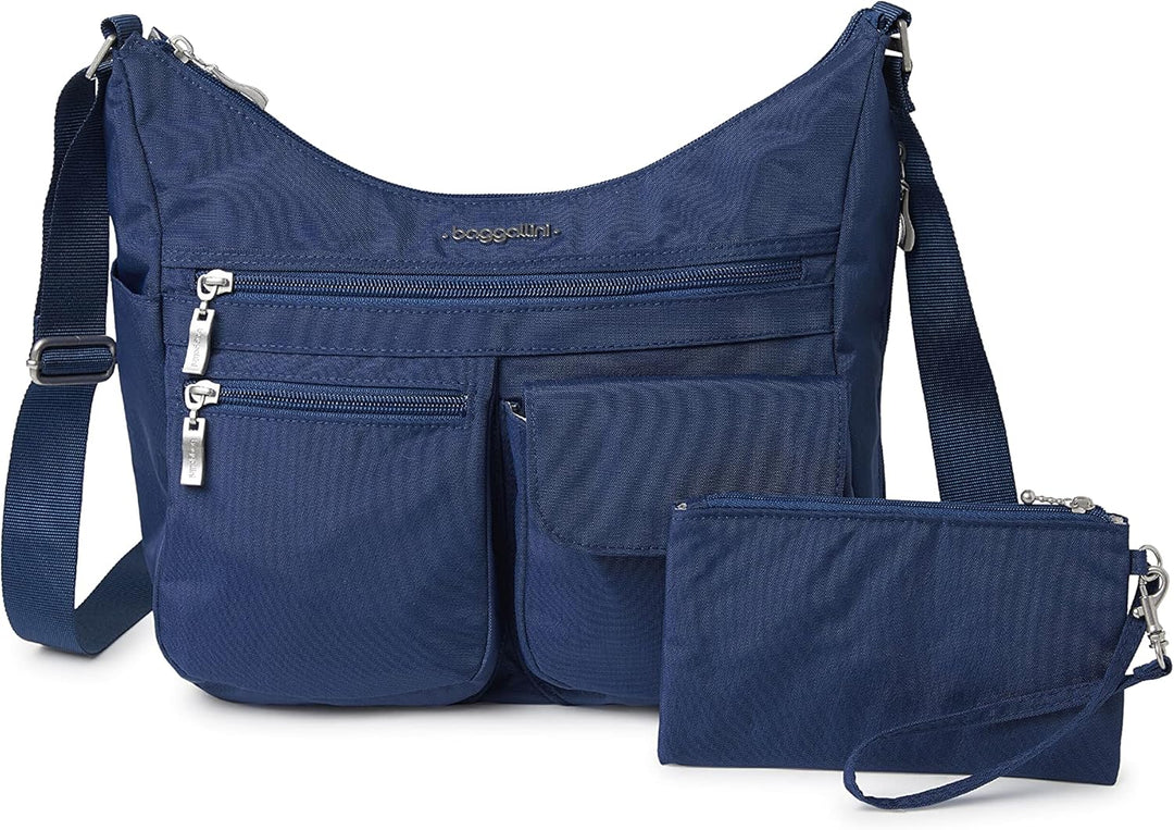 Baggallini Damen Everywhere bagg with überall Tasche mit RFID Einheitsgrösse Pacific, Einheitsgrösse