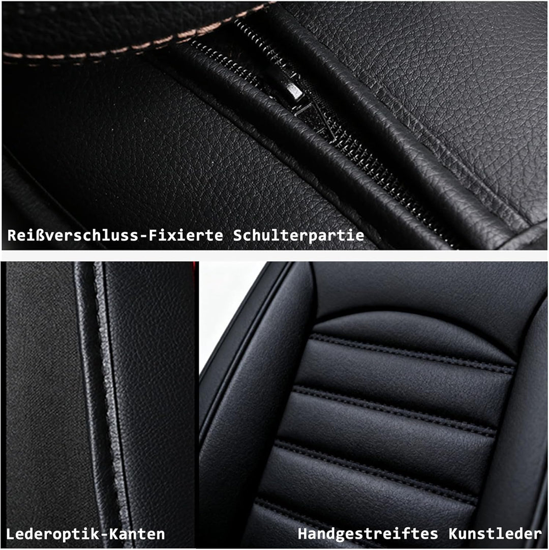 Autositzbezüge Auto Vordersitz 2 Stuck Set Autositzbezüge Leder Universal Set Für Mercedes Benz B-Kl