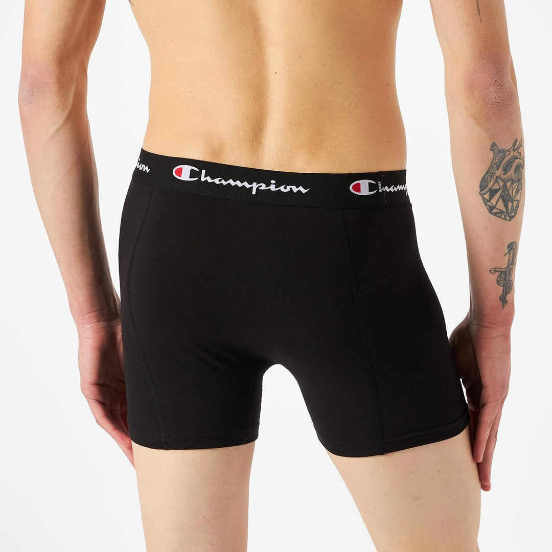 Champion Herren Retroshorts (4er Pack) S Grau, S Grau