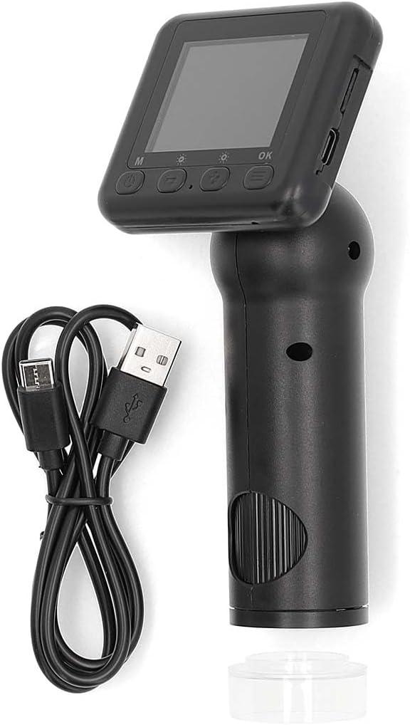 Microscope Camera - Maximum battery play time: 5 hrs - Built-in microphone - 1080P - up to 48MP - 2”