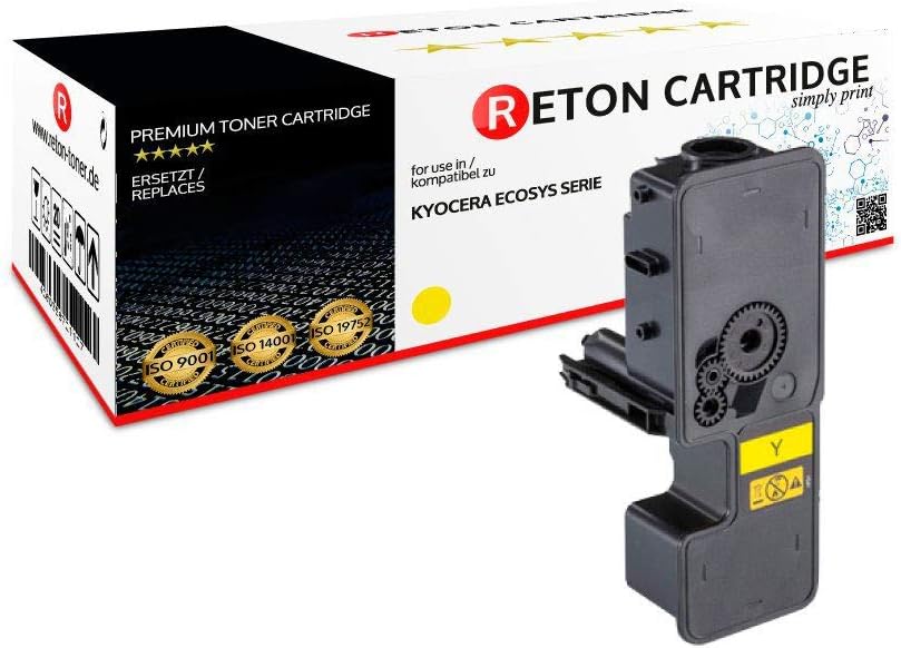 4 Original Reton Toner | 50% höhere Druckleistung | als Ersatz für Kyocera TK-5220 TK-5230 für Kyoce