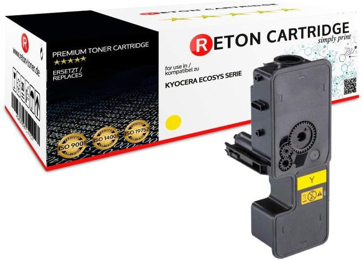 4 Original Reton Toner | 50% höhere Druckleistung | als Ersatz für Kyocera TK-5220 TK-5230 für Kyoce