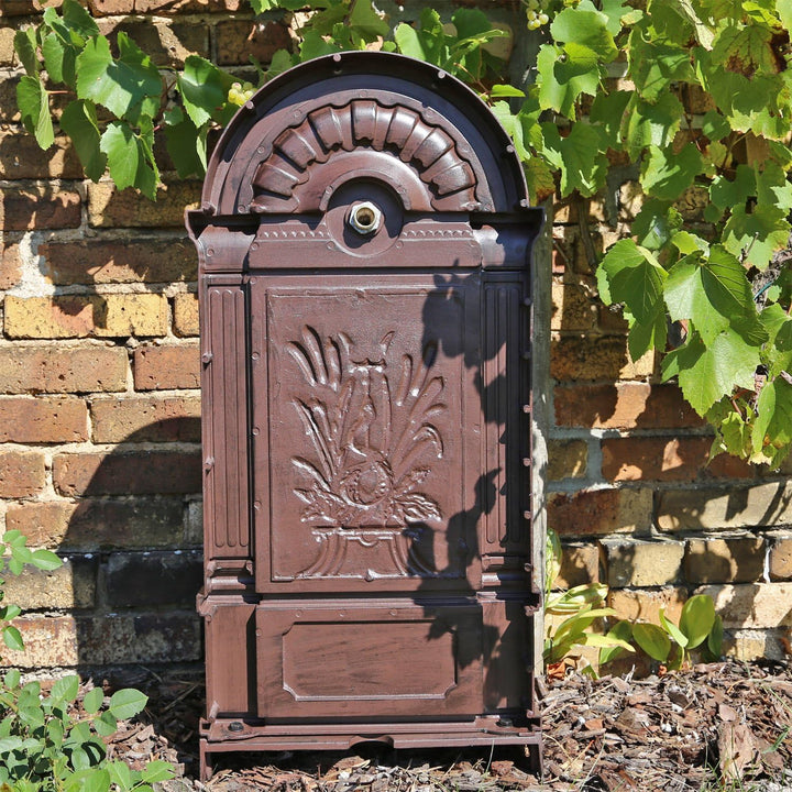 Standbrunnen WZS6 Wasserzapfstelle Wandbrunnen Design Antik für Garten Zapfstelle