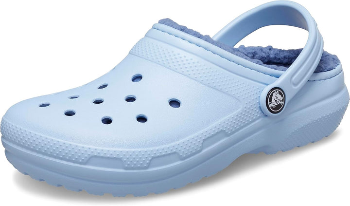 Crocs Unisex Kinder Classic Lined Clog K 17 EU Blauer Calcit, 17 EU Blauer Calcit