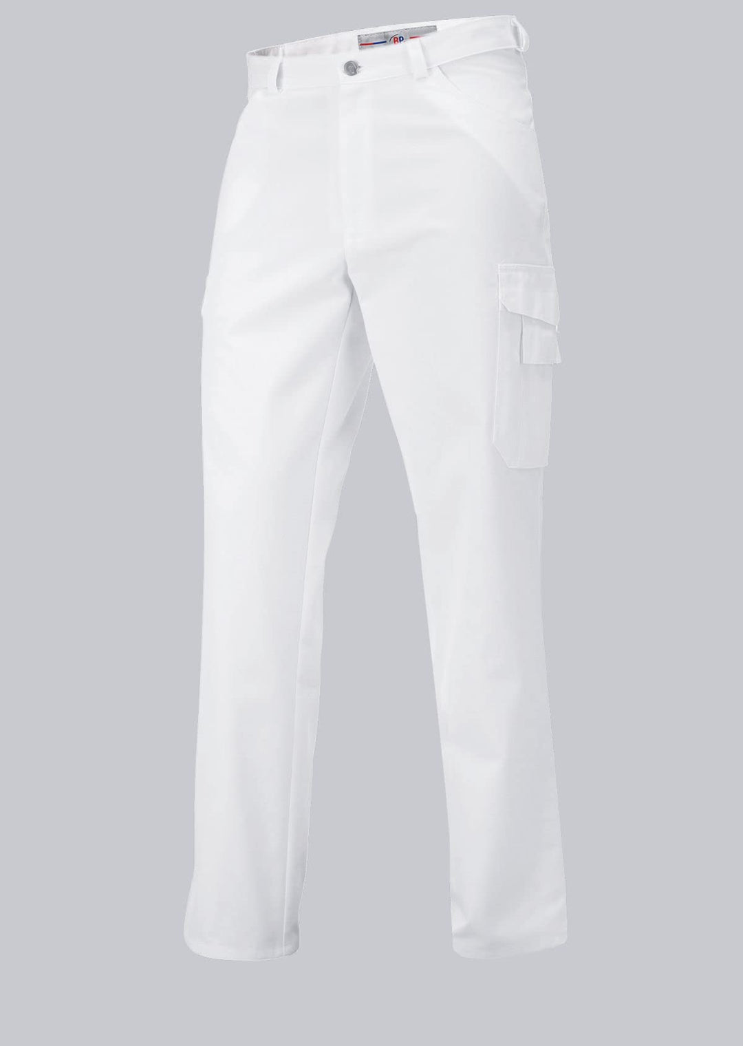 BP 1641-558-21-2XLl Unisex-Jeans, Jeans-Stil mit mehreren Taschen, 245,00 g/m² Stoffmischung, weiss,
