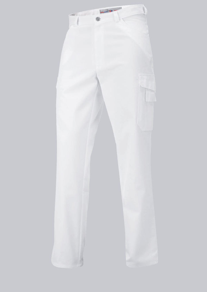 BP 1641-558-21-Ll Unisex-Jeans, Jeans-Stil mit mehreren Taschen, 245,00 g/m² Stoffmischung, weiss, L