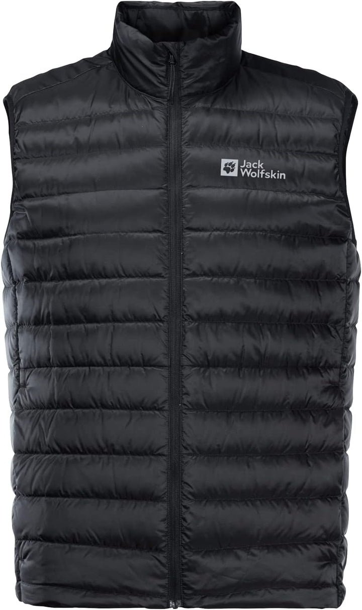 Jack Wolfskin Herren Pack & Go Down Vest M Weste, Schwarz