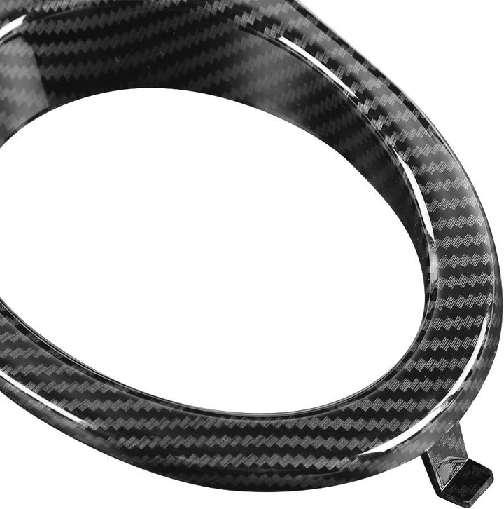 Tomantery Guard Modified Nebelscheinwerfer Abdeckung Stossfängerabdeckung für E46 M3 Glossy Black(Ca