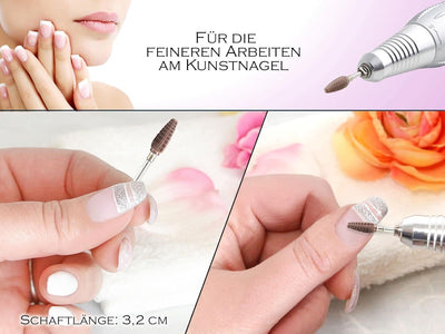 Profi Nagelfräser Bit HM-Fräser mit Querhiebzahnung Spezialbeschichtet zum Abtragen von Gelnägel und