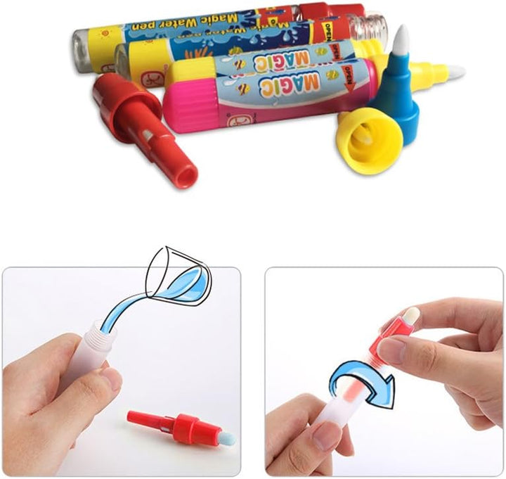 Wholethings-DE 5PCS Magic Wasser Doodle Stifte,Zeichnung Zauber Stifte für Doodle Matte,Magic Matte,