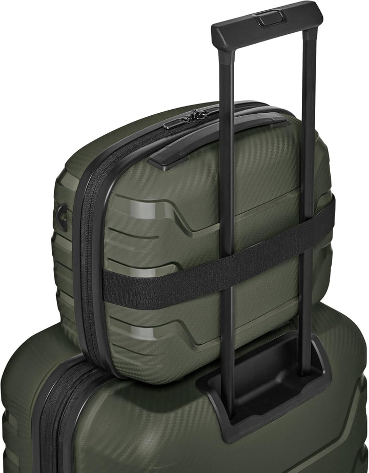 SMARTBOX Hartschalen Handgepäck Kosmetik-Koffer | Stabiles Beauty-Case mit Aufsteckfunktion | 34 x 1