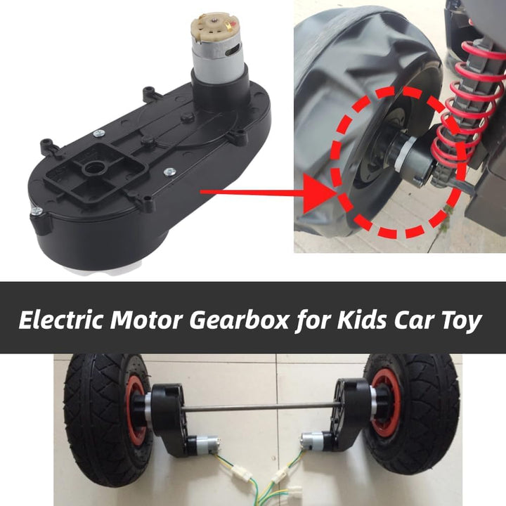 Elektrischer Motor Getriebekasten RS390 6 V / 12 V für Kinder Auto Spielzeug 12000-20000 RPM(6 V 180