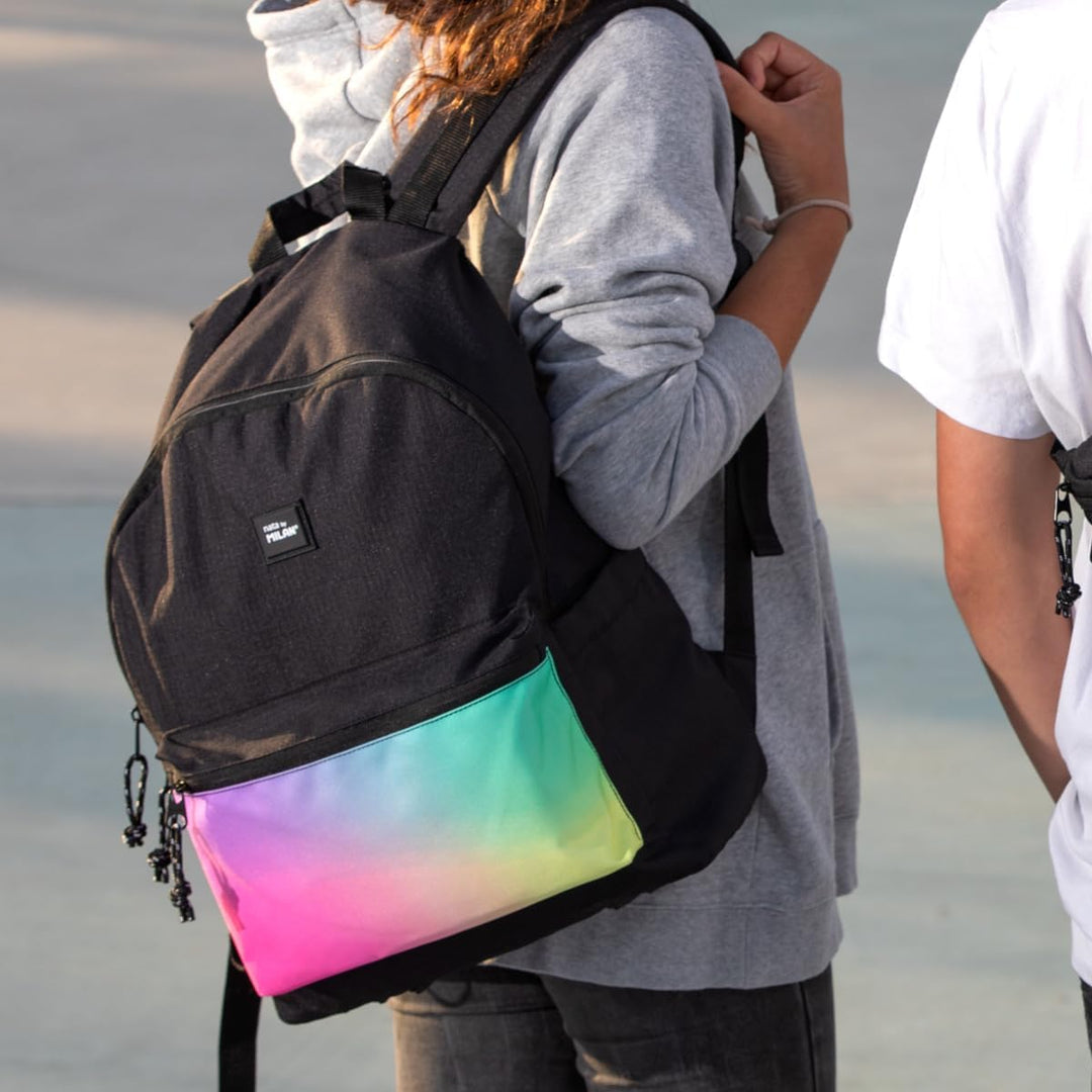 Sunset Urbana Klassischer Rucksack, Schwarz MILAN®