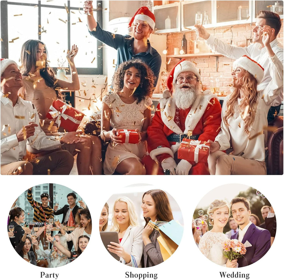 CORIOS Damen Clutch Abendtasche mit Pailletten Clutch Tasche mit Kette Glitter Handtasche Glänzend S