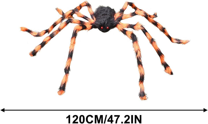Halloween Spinne Deko Garten Gruselig, Dekoration Aussen Spinnen, Spinne Halloween Gross 120cm, Part