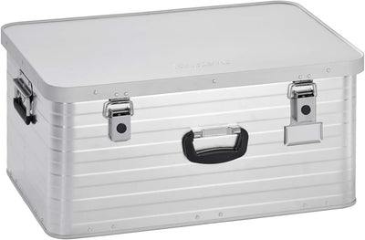 Enders Alubox 80 L mit Schloss Set - Aluminium Box 1 mm Wandstärke, spritzwasserdicht, stapelbar - A