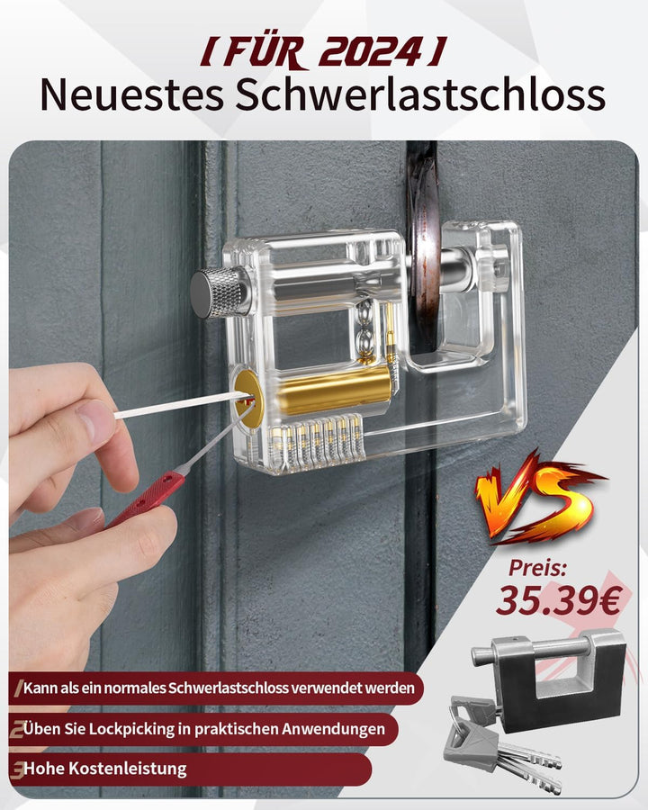 Eventronic 37+5 Stück Lockpicking Set, [2024 Neueste Pioneer Edition & Neues Freischaltungserlebnis]