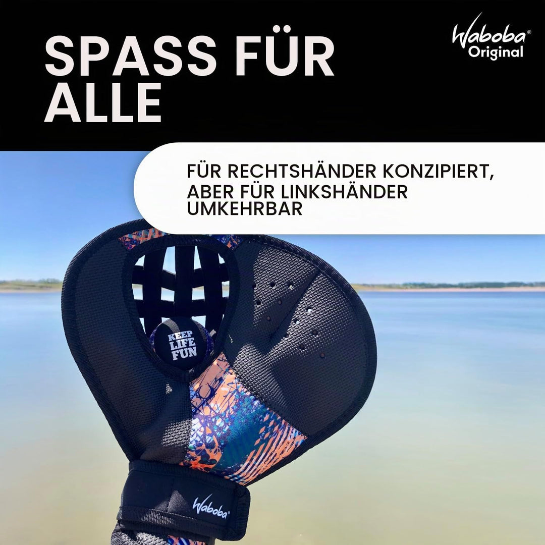 Waboba Water Pro Catch Glove &amp; Pro Water-Bouncing Ball Set – Fanghandschuh im Baseball Stil für Schw