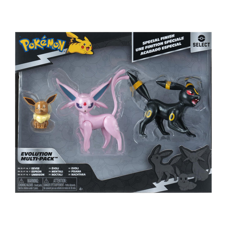Pokemon Select Evolution Multipack (Eevee #2, Umbreon, Espeon), Figuren