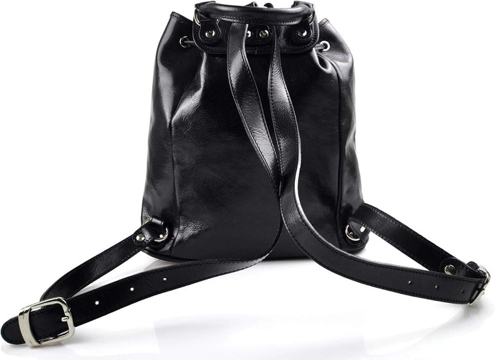 Rucksack leder schwarz rucksack damen herren reisetasche kalbsleder rucksack leder rucsack schulruck