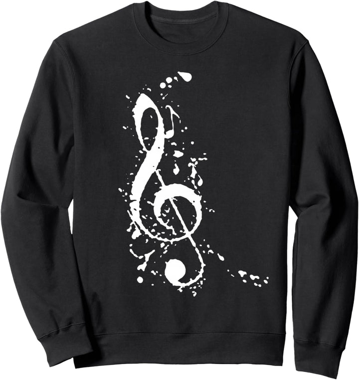 Musik Notenschlüssel Sweatshirt