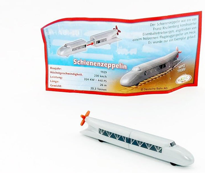 Kinder Überraschung, Alle 5 Züge. WM Zug, Ice 3, Adler, Zeppelin und Dampflok