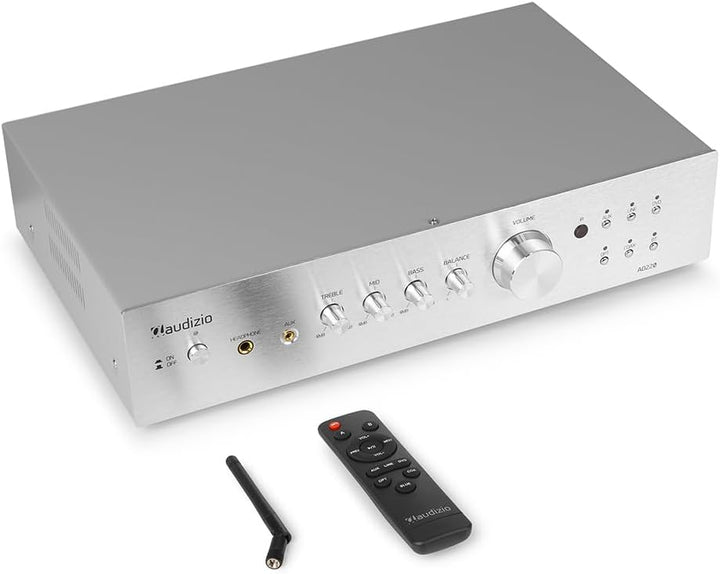 Audizio AD220A - HiFi-Stereo-Verstärker 2 x 200 Watt, Bluetooth Verstärker für Lautsprecher und HiFi