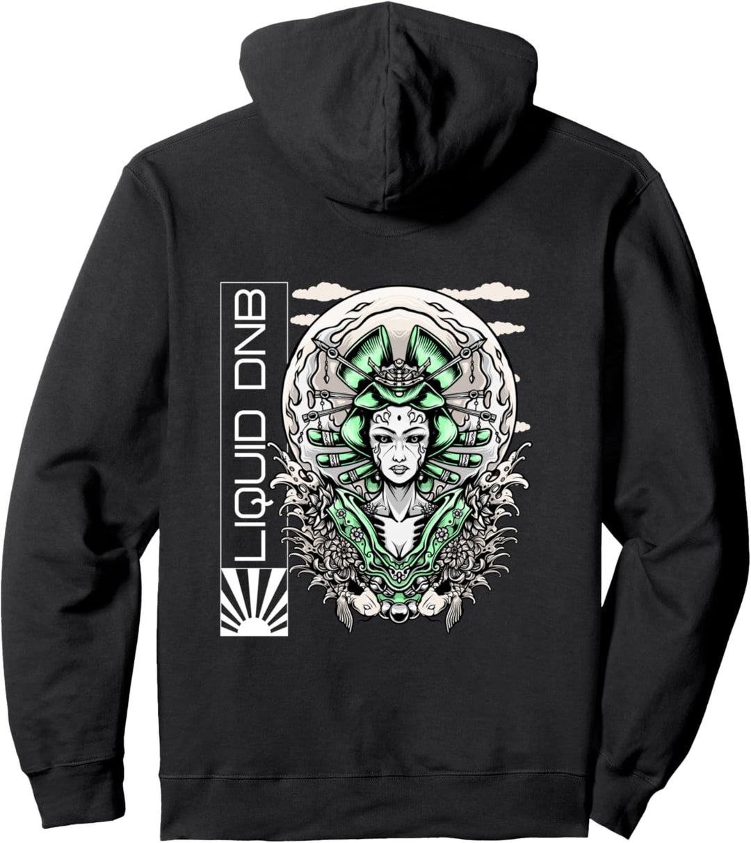 Liquid Drum And Bass Jungle EDM DnB Rave Pullover Hoodie
