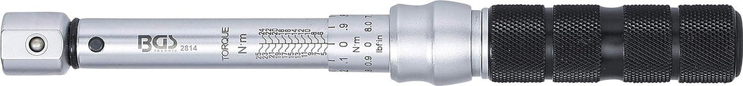 BGS 2814 | Drehmomentschlüssel | 5 - 25 Nm | für 9 x 12 mm Einsteckwerkzeuge für 9 x 12 mm | 5 - 25