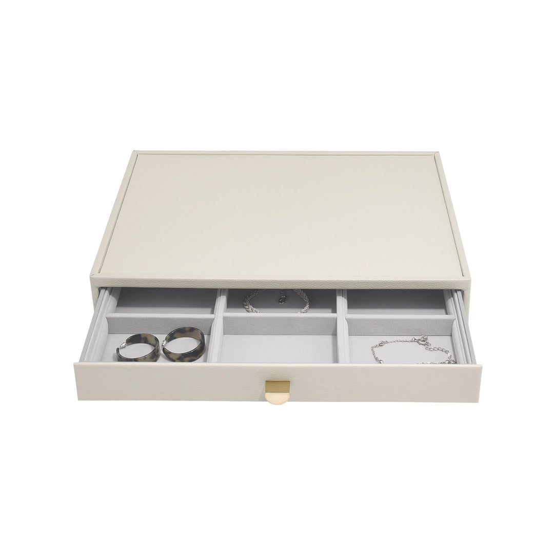 Stackers Navy Pebble Supersize Statement Jewellery Drawer, Navy