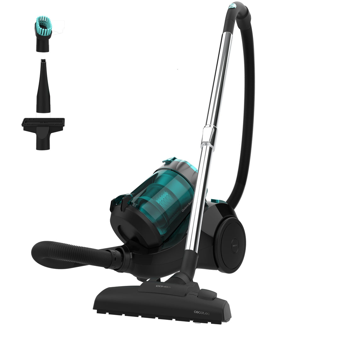 Cecotec Bodenstaubsauger ohne Beutel Conga Rockstar Multiceclonic Compact Plus. 800 W, Multicicyloni