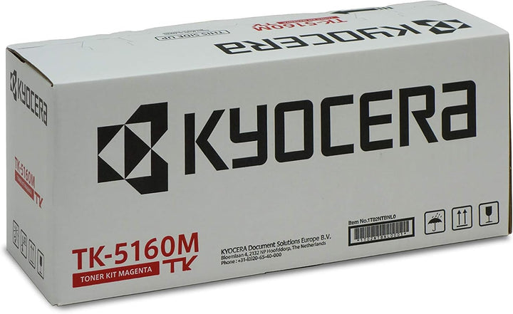Kyocera TK-5160M Toner Magenta. Original Toner-Kartusche 1T02NTBNL0. Kompatibel für ECOSYS P7040CDN,