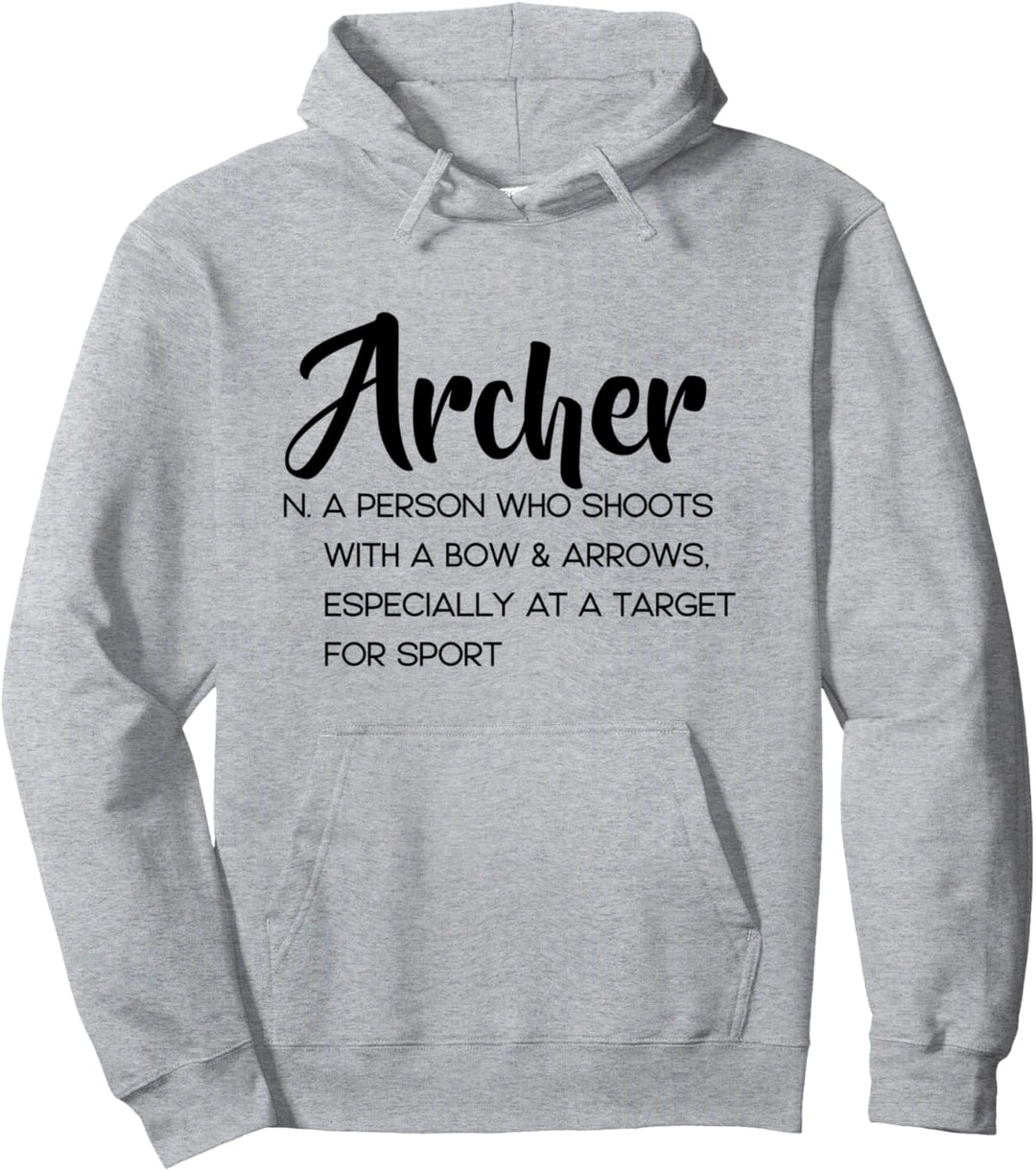 Bogenschütze Eine Person, die Bogenpfeile auf Ziel für Pullover Hoodie