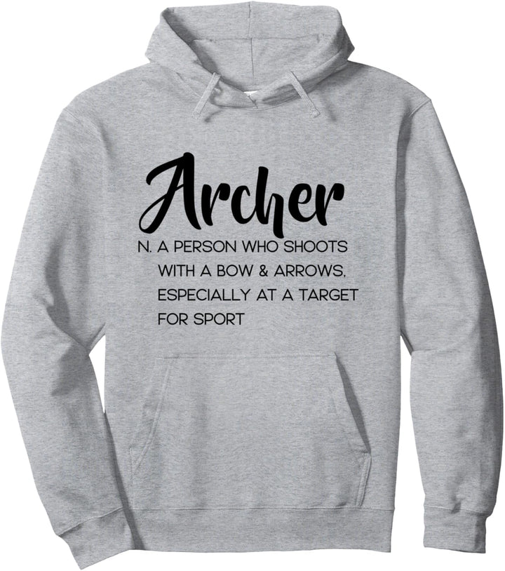 Bogenschütze Eine Person, die Bogenpfeile auf Ziel für Pullover Hoodie