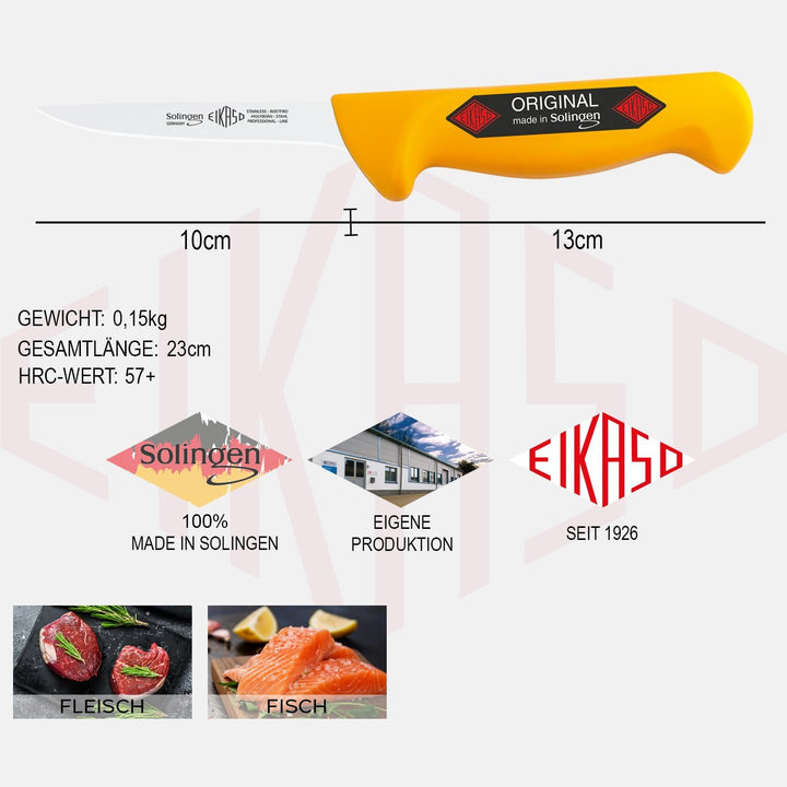 EIKASO SOLINGEN Geflügel/Ausbeinmesserset, 2tlg, von Profis - für Profis und Privat, 1.4116 Molybdän
