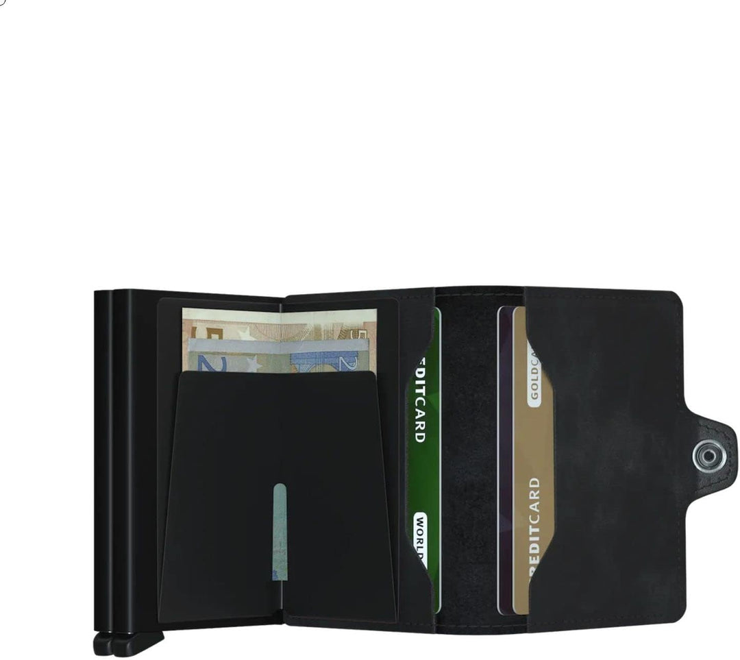 Secrid Unisex to-Black Cardprotector Twin Schwarz, Twin Schwarz