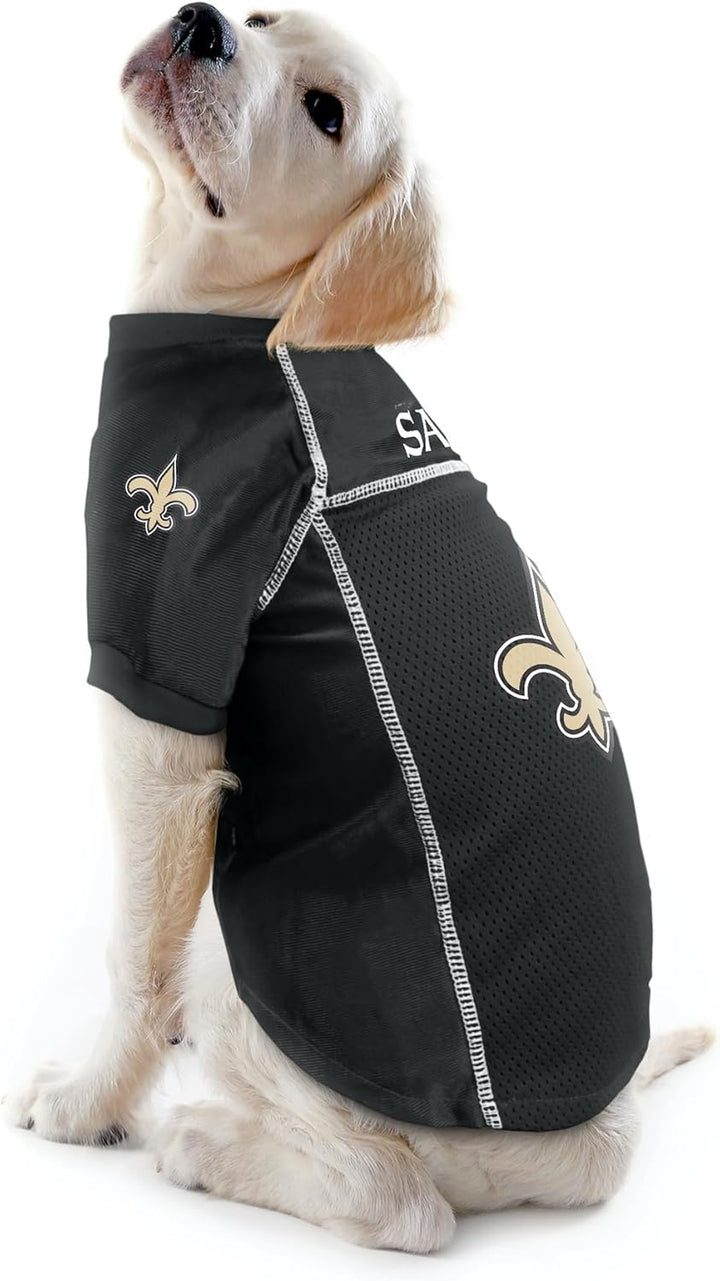 Littlearth NFL Basic Haustier-Trikots New Orleans Saints S (Neck: 11", Girth: 13"-15", Back: 9"), Ne