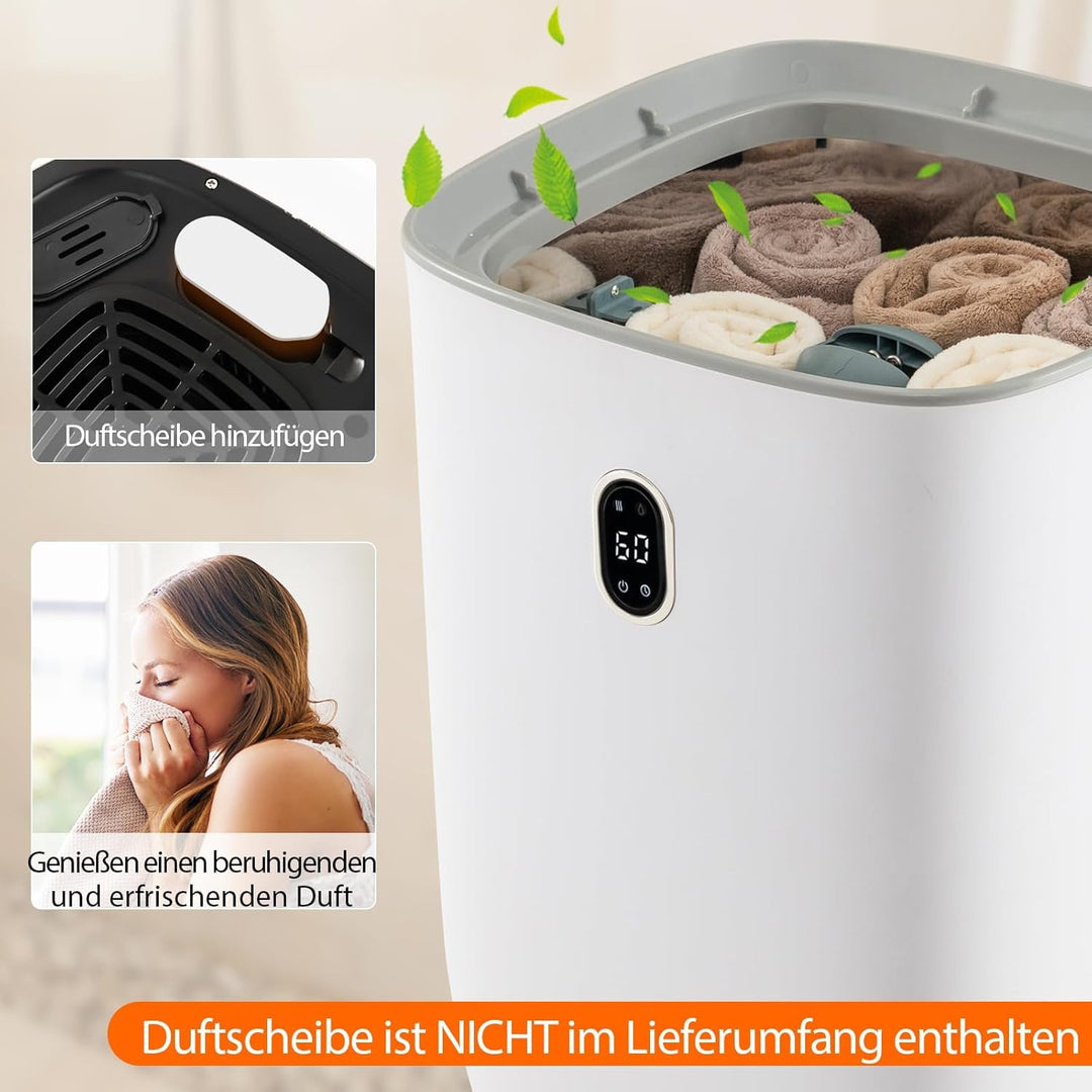 RELAX4LIFE 35L Handtuchwärmer, Handtuchtrockner elektrisch mit grosser Kapazität, Towel Warmer mit a