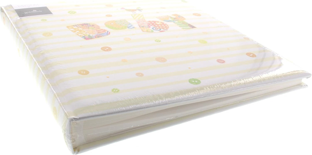 Goldbuch Babyalbum, Baby Circle, 30 x 31 cm, 60 weisse Blankoseiten mit 4 illustrierten Seiten und P