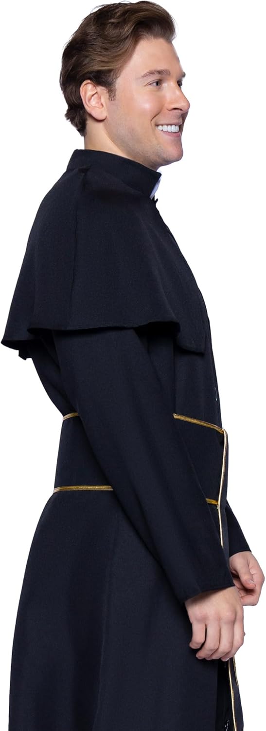 LEG AVENUE Herren Priest Kostüme M-L Schwarz, M-L Schwarz