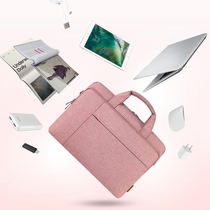 DOMISO 17 Zoll Laptop Tasche Aktentasche Schultertasche Business Wasserdicht Notebooktasche für 17-1