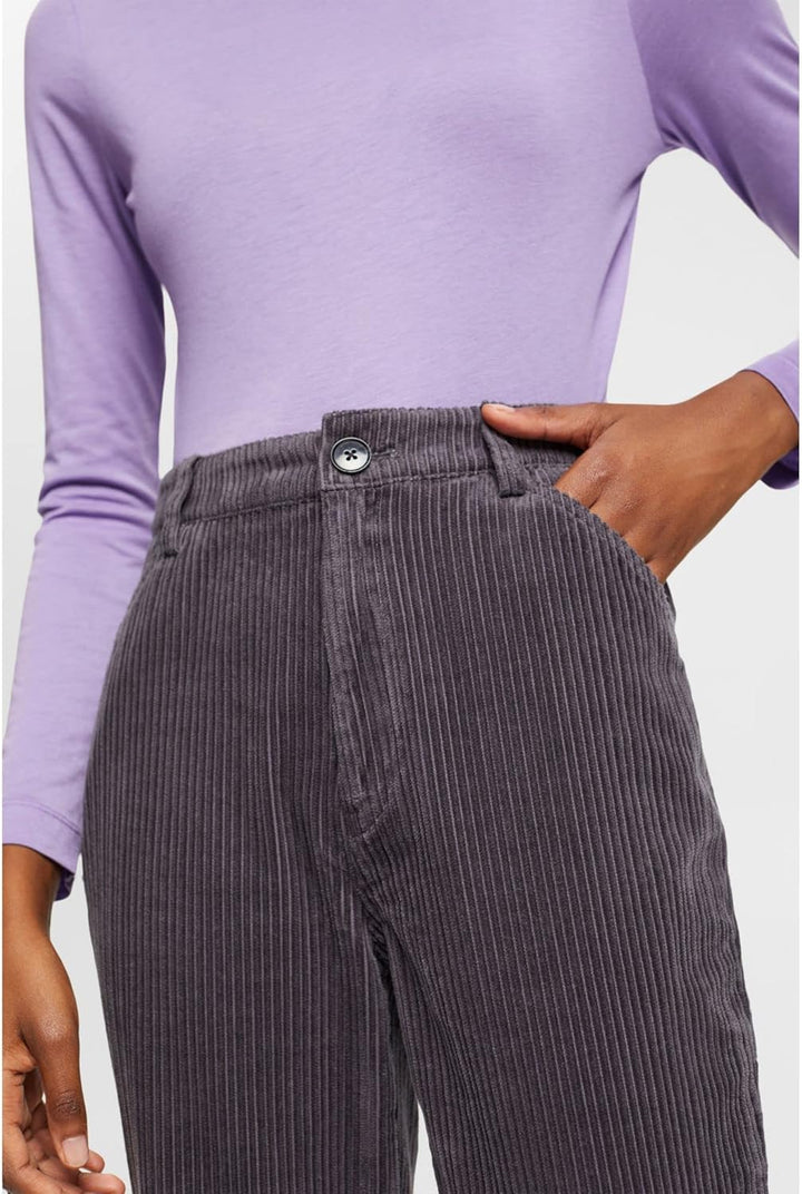 ESPRIT Damen Hose 102ee1b349 25W / 30L 010/Anthracite, 25W / 30L 010/Anthracite