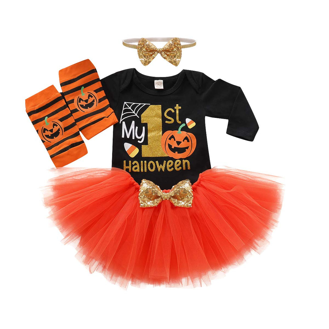 Baby Mädchen Halloween Outfit,Mein Erstes Halloween Baby Mädchen Kleidung,Halloween Outfit Baby,Neug